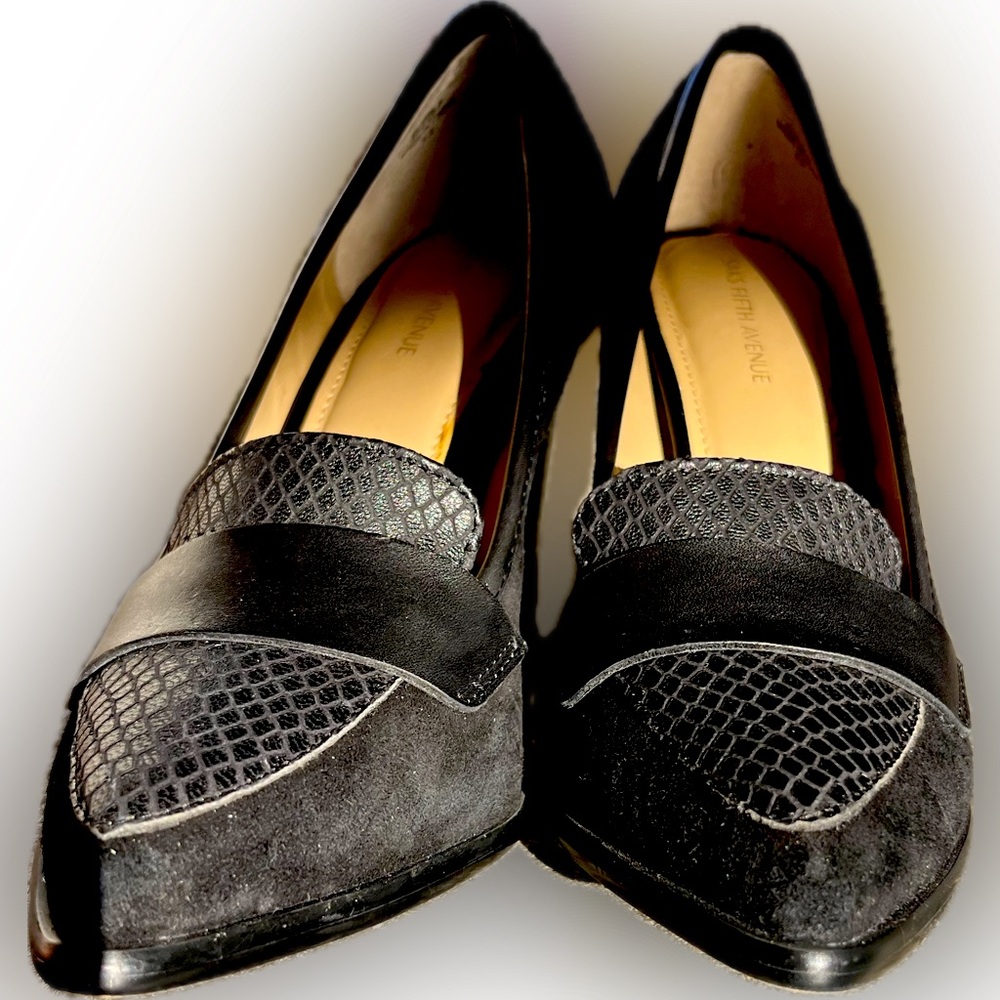 Saks Fifth Ave Black Pumps - Picture 2 of 7